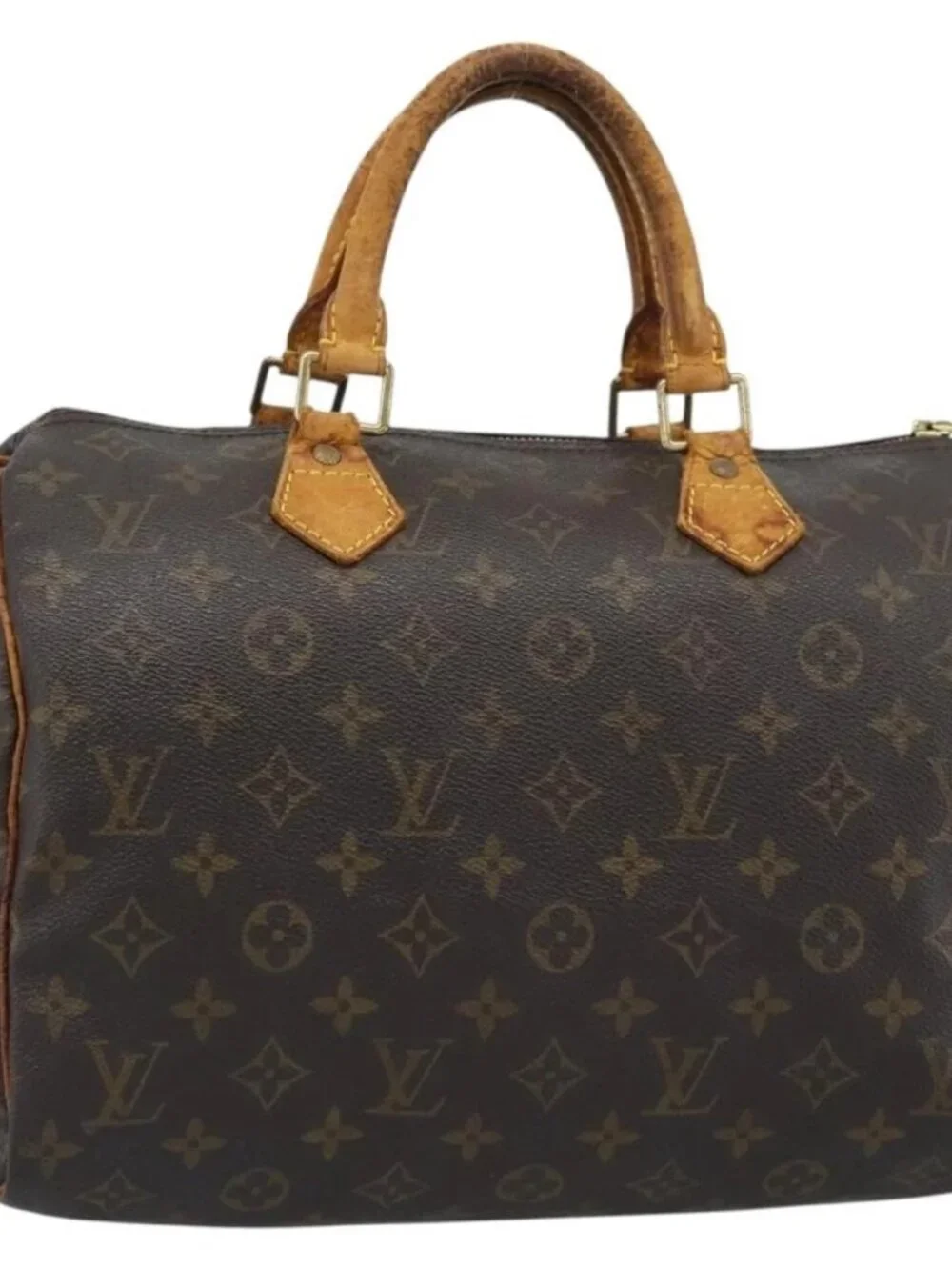 LOUIS VUITTON Monogram Speedy 30 Hand Bag M41526 LV Auth 189238